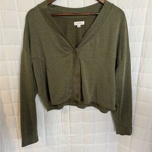 Colsie Sage Green Knit Top